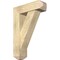 Ekena Millwork Traditional Craftsman Rough Sawn Bracket w/ Offset Brace, Douglas Fir, 8"W x 26"D x 38"H BKT0806X26X38TRA04RDF - alternate 1